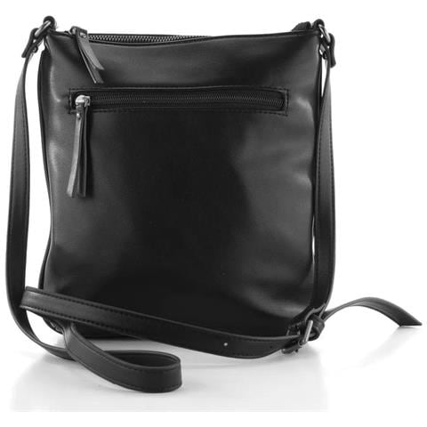 L Crossbody Borsa Tracolla Corssbody Sintetico E Tessile Borse Donna Nero Eu One Size, 16-21109-33 - Foto 2