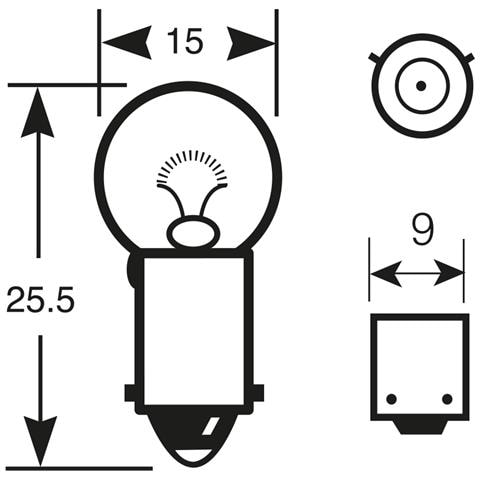 Lampadina 24v 5w - Foto 2