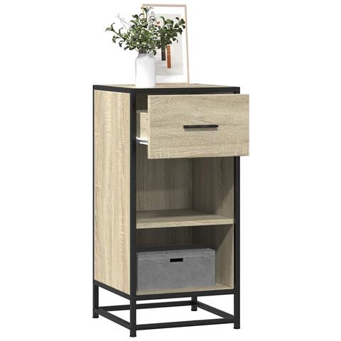 Credenza Rovere Sonoma 35,5x35x76 Cm In Truciolato - Foto 1