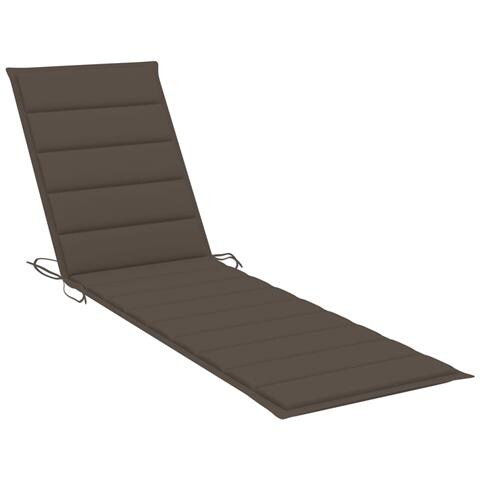 Lusso Casadino -  Lettini Prendisole 2 Pz Con Cuscino Tortora In Legno Di Teak - Foto 8