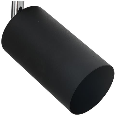 Faretto da soffitto 3 vie regolabile nero GU10 di - Foto 9