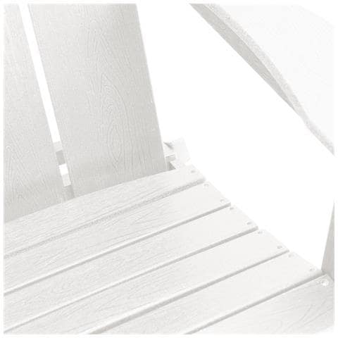 Sedie Adirondack Pieghevoli  2 pcs Bianca 74.5x80.5x90 cm HDPE, Sedia Adirondack Pieghevole  Bianca 74.5x80.5x90 cm HDPE - Foto 9