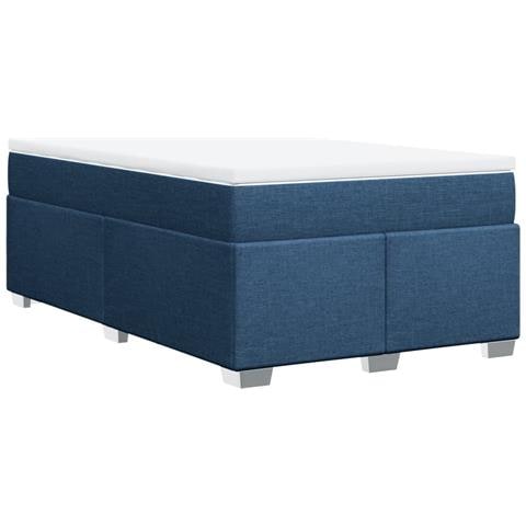 Giroletto a Molle con Materasso Blu 120x190 cm in Tessuto - Foto 9