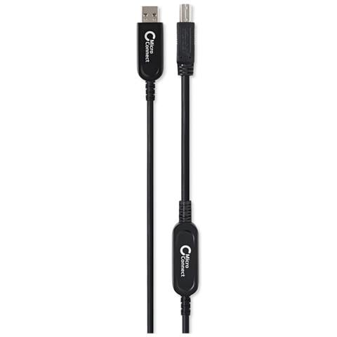 MC-USB3.0AB30OP cavo USB USB 3.2 Gen 2 (3.1 Gen 2) 30 m USB A USB B Nero - Foto 3