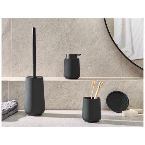 Set Da 4 Accessori Per Il Bagno Suches Nero - Foto 1