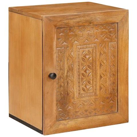 Mobile da Bagno con porta Marrone chiaro 38 x 33.5 x 160 cm - Foto 1