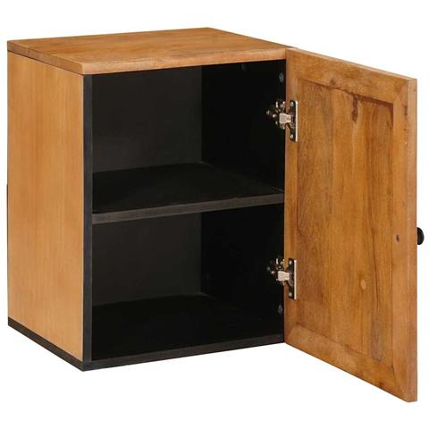 Mobile da Bagno con porta Marrone chiaro 38 x 33.5 x 160 cm - Foto 2