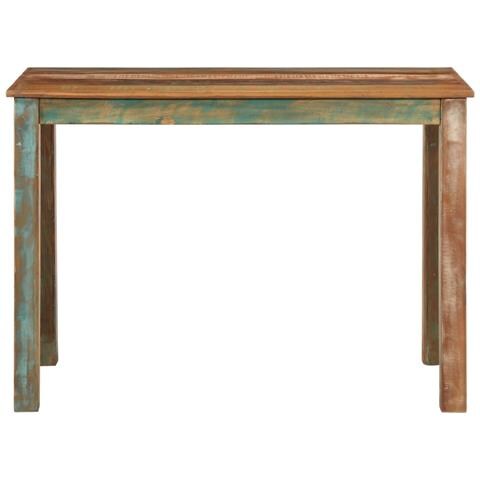 Tavolo da Pranzo 110x55x76 cm in Legno Massello di Recupero - Foto 2