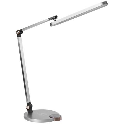 Lampada Da Scrivania A Led Caroy Con Caricatore Wireless Grigio - Foto 2