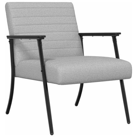 poltrona Grigio Nuvola 59 x 75 x 78 cm Tessuto - Foto 1