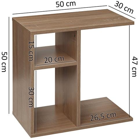 Tavolino da caffè /tavolino laterale, sonoma - Foto 1