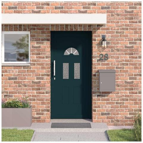 Porta Frontale Antracite 110 x 210 cm PVC - Foto 2