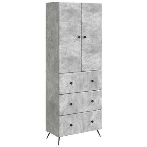 Set di armadi 2 pcs Grigio Cemento 66 x 34,5 x 90 cm - Foto 1