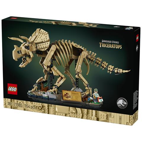 Jurassic World 77985 Fossili di Dinosauro: Triceratopo, Kit Modellismo per Adulti con Minifigure, Idea Regalo per Fan - Foto 24