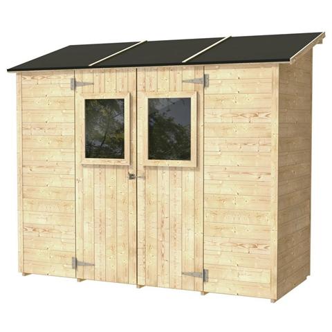 Casetta Vaniglia Addossata Con Porta Doppia 245x102 Cm Finestrata - Foto 1