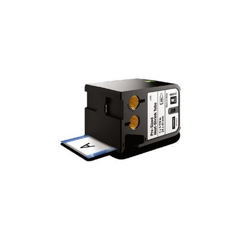 Nastro per Etichettatrice Formato 24 x 34 mm Nero su Bianco - Foto 1