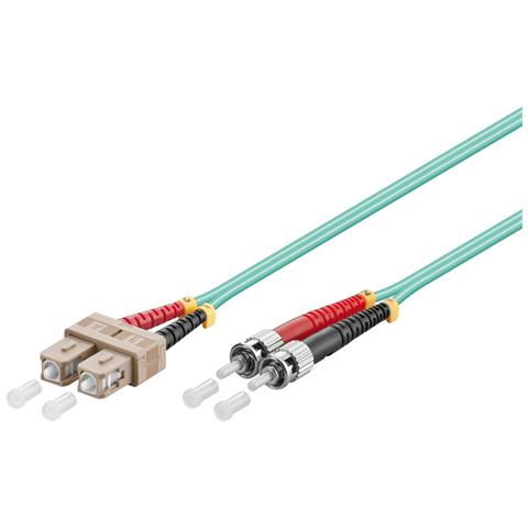 50/125 ST-SC, Multimode, 2 m, OM3, LSZH - Foto 1