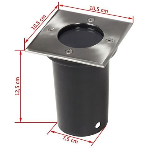 Set 3 Faretti Incasso da Esterno Potenza Max 20 Watt Alimentazione 220-240V - Foto 15