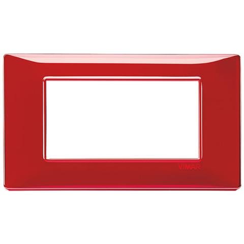 Placca 4 Moduli Reflex Rubino Plana 14654.51 - Foto 1