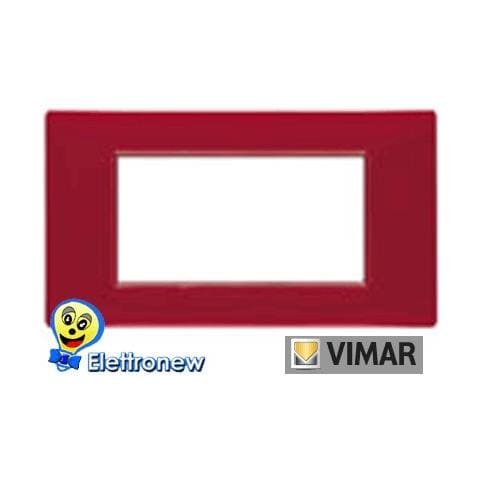 Placca 4 Moduli Reflex Rubino Plana 14654.51 - Foto 3
