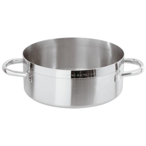 Casseruola Bassa 2 Maniglie Cm 32 Serie 1100 Inox - Foto 1
