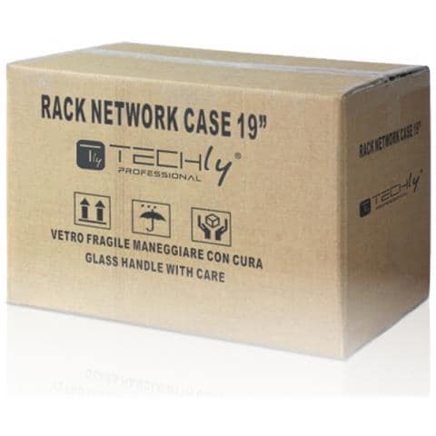 Techly Armadio Rack 19" a Muro 9U prof. 450 Grigio Assemblato - Foto 2