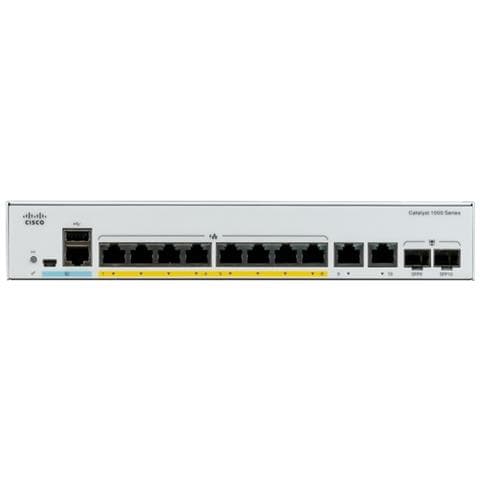 Cisco Catalyst C1000-8P-2G-L switch di rete Gestito L2 Gigabit Ethernet (10/100/1000) Supporto Power over Ethernet (PoE) Grigio - Foto 1