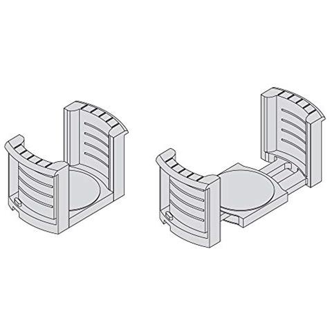8934021 Supporto Portapiatti Regolabile / estensibile Per Piatti Di Diametro 187mm A 308mm Grigio - Foto 2