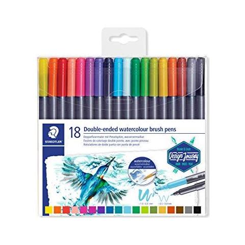 3001 Tb18 Double Ended Spazzola Penne Colori Assortiti Confezione Da 18 - Foto 1