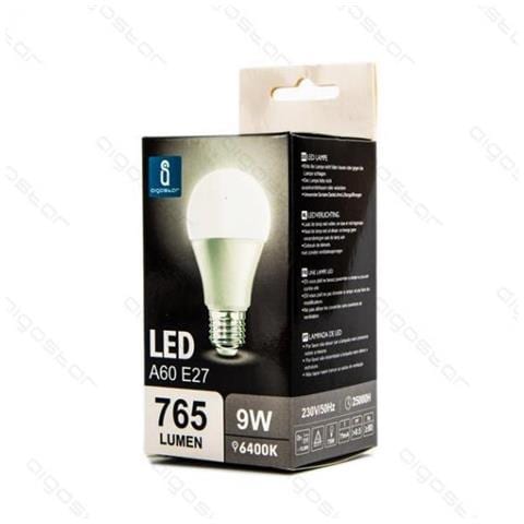 Lampadina Led A5 A60 9w Attacco E27 765 Lumen Color Box 4000k Luce Naturale Misura D60h109mm Equivale 75w Incandescenza - Foto 5