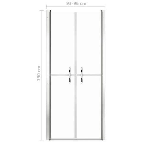 Porta per Doccia in ESG Trasparente 96x190 cm - Foto 2