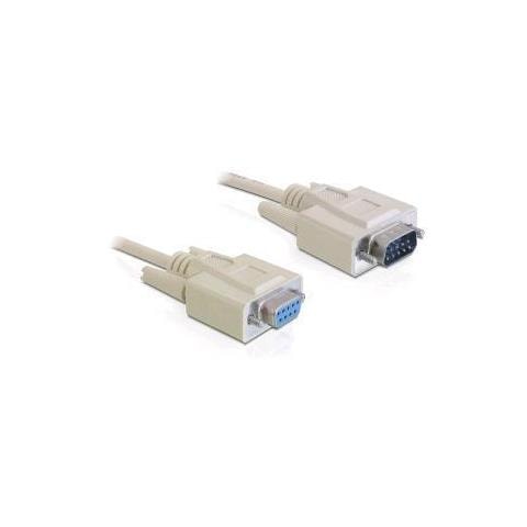 RS-232, 10m SUB-D 9 SUB-D 9 Beige cavo di interfaccia e adattatore - Foto 1