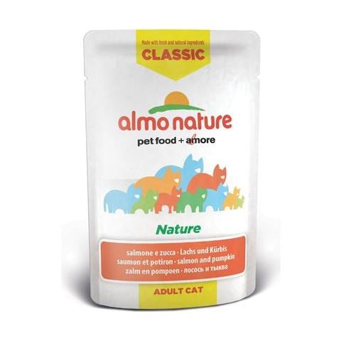 Cibo per gatti Classic Salmone e Zucca 55 gr - Foto 2