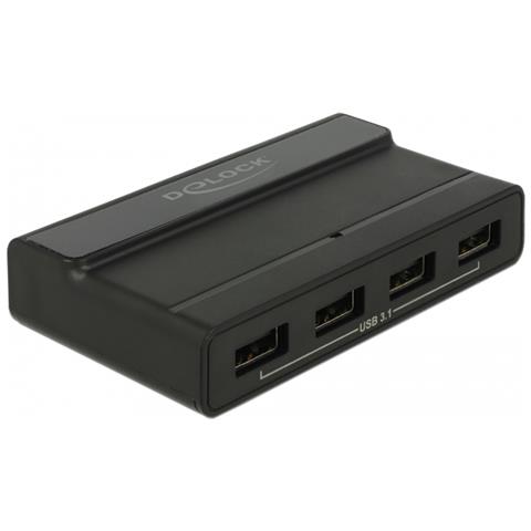 64053 hub di interfaccia USB 3.2 Gen 2 (3.1 Gen 2) Type-C 10000 Mbit /s Nero - Foto 1