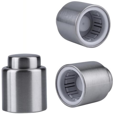 Tappo Sottovuoto Per Bottiglia Di Vino Acciaio Inossidabile - Foto 8