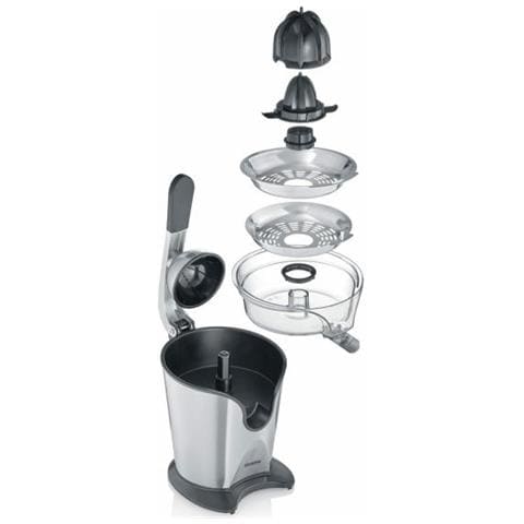 Spremiagrumi CP3544 con Braccio a Leva in Acciaio Inox Potenza 160 W Colore Nero - Foto 2