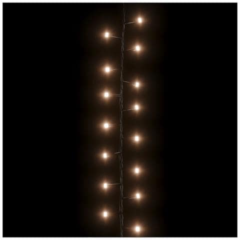 Stringa Led Compatta Con 3000 Luci Led Bianco Caldo 60 M Pvc - Foto 2