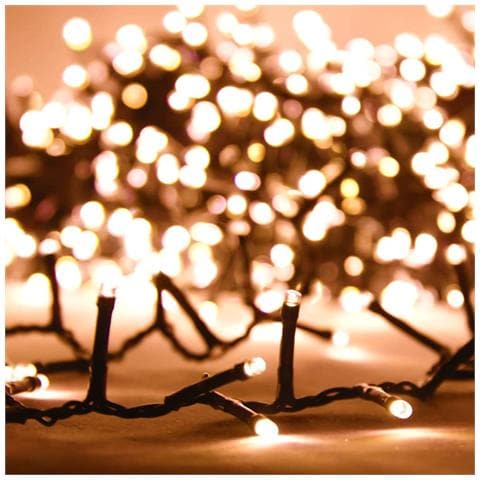 Stringa Led Compatta Con 3000 Luci Led Bianco Caldo 60 M Pvc - Foto 6