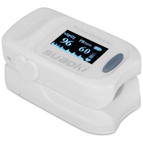 Mini Saturimetro Portatile Misurazione Ossigeno Sangue Dita Pulsossimetro Oled - Foto 1