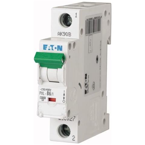 Eaton Pxl-b6/1 Interruttore Automatico Interruttore In Miniatura Tipo B 1 Modulo /moduli - Foto 1