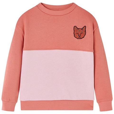 Felpa da Bambina Color Block Rosa 128 - Foto 1
