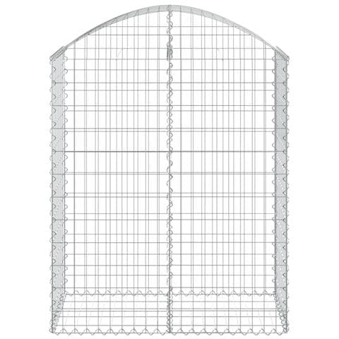 Cesto Gabbione Ad Arco 100x50x120/140 Cm Ferro Zincato - Foto 2
