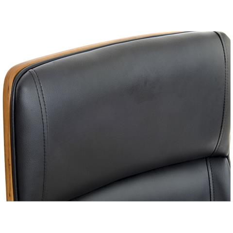 Sedia Da Ufficio Dkd Home Decor Marrone Nero - Foto 2