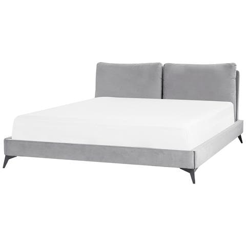 Letto Velluto Melle 180 X 200 Cm Grigio - Foto 2