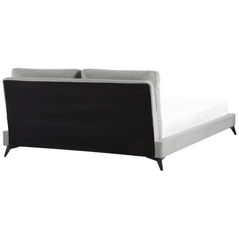Letto Velluto Melle 180 X 200 Cm Grigio - Foto 8