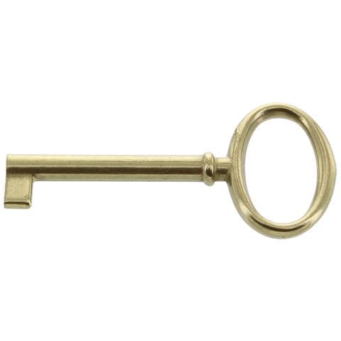 Chiave Per Mobili 33706 34x73 Mm Ottone Lucido** - Foto 1