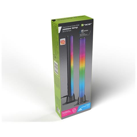 SET OF LAMPS SMART DESK RGB TUYA APP Lampada da tavolo intelligente Bluetooth - Foto 10