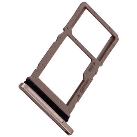 Carrellino Scheda Sim Per Samsung Galaxy Tab A7 E Slot Micro-sd, Rosa Champagne - Foto 1