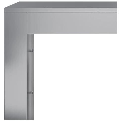 Rastrelliera Per Legna 60x40x100 Cm In Acciaio Zincato - Foto 2