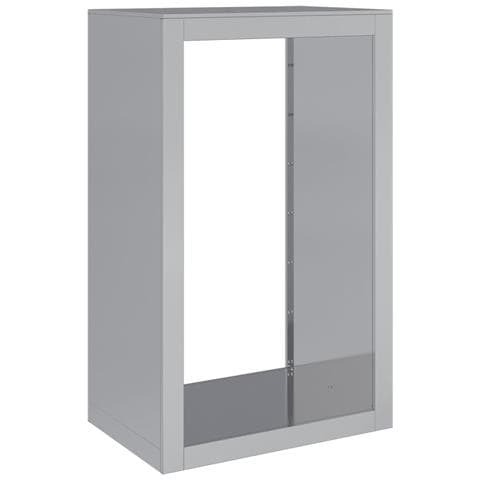 Rastrelliera Per Legna 60x40x100 Cm In Acciaio Zincato - Foto 1